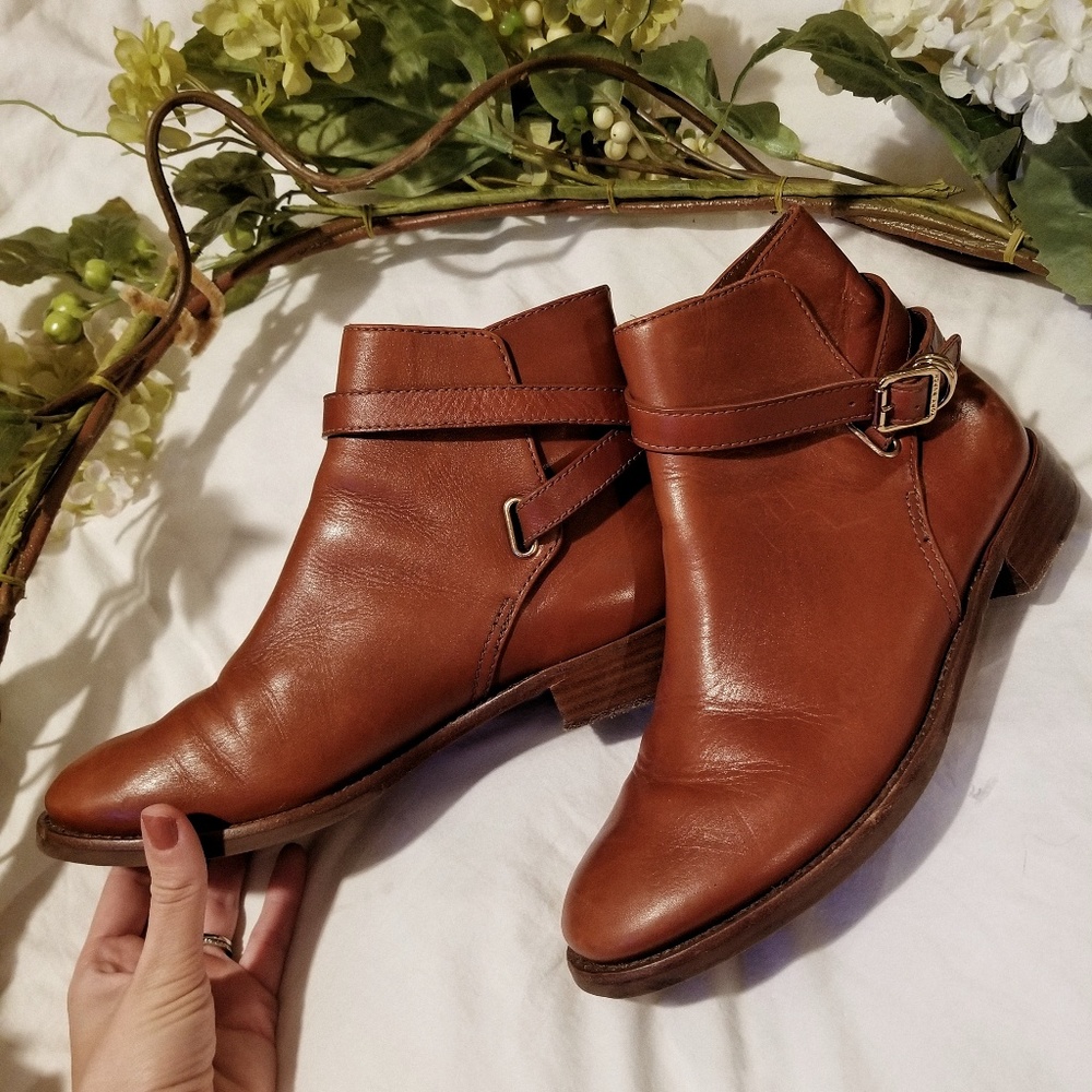 Tory Burch Leather Ankle Booties